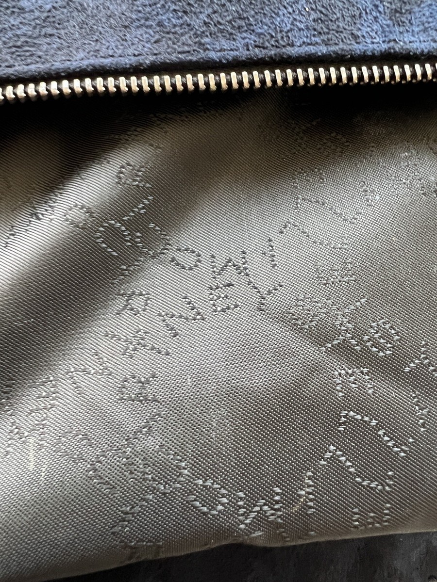 Stella McCartney Blue Black Leopard Animal Print Falabella