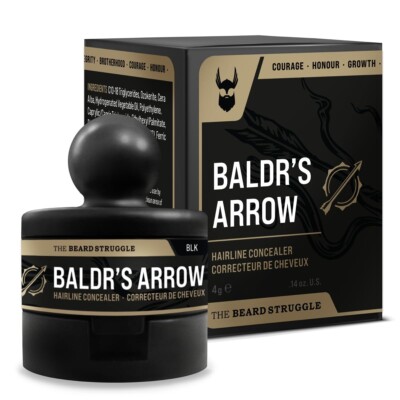 Hairline Powder by The Beard Struggle - Root Cover Up Hair Concealer for Men, 4g