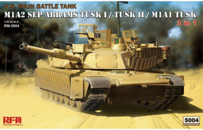 135 U.S. Main Battle Tank M1A2 SEP Abrams  Rye Field Model RM 5004 Model kit