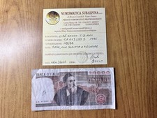 REPUBBLICA ITALIANA LIRE 20000 TIZIANO 21 2 1975 RARA certificata MB/BB scritta