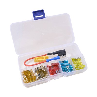 50pcs Fit For Ford Focus Mondeo Auto Car Mini Blade Fuse Assortment Kit B4