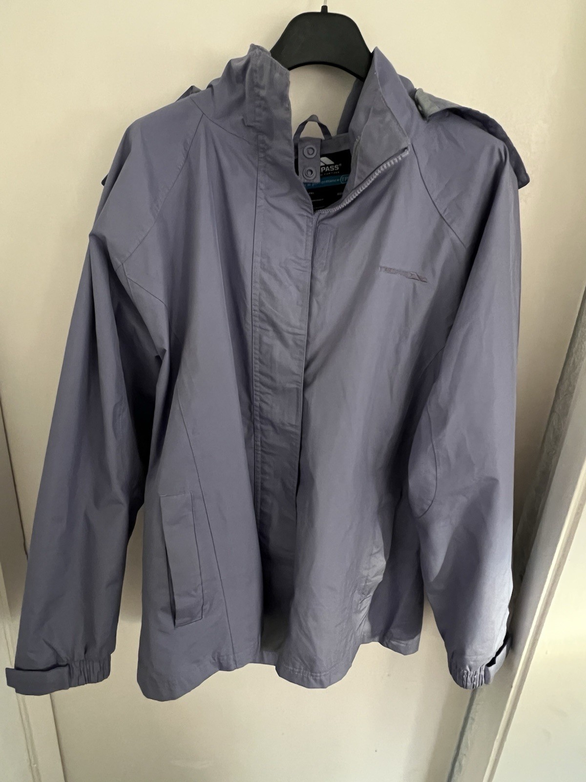 Purple waterproof jacket