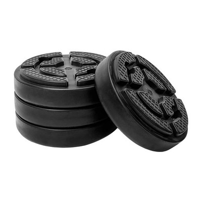 4 PCS Car Lifting Pads, Two-Post Round Auto Jacking Lift Arm Pad Rubber Prote...