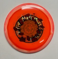 Dynamic Discs Lucid Orbit Heist Inside Job - & Bottom Stamp ORANGE/WHITE 173G
