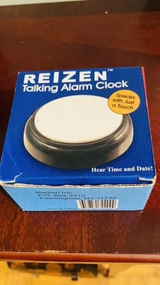 English Talking Button Voice Alarm Clock for Blind Visually Senior Speaking 
