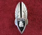 1934 1935 1936 PLYMOUTH GRILLE EMBLEM BADGE 652955 MAYFLOWER CLOISONNE CHRYSLER — photo 1