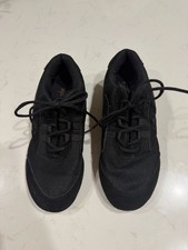 Sansha Skazz Salsette 1 Black Suede  Mesh Lace-Up Dance Sneakers Size 11M
