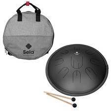 Melody Tongue Drum 14 Inch D Kurd Black Including Carrying Bag