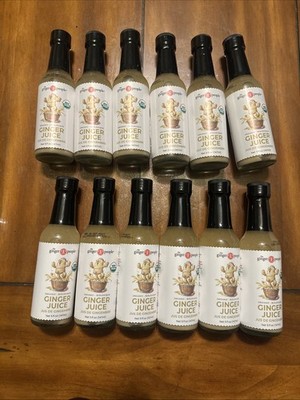 Lot Of 12 Organic Ginger Juice, 5 fl oz (147 ml)