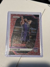 2024-25 Prizm NBA Monopoly De'Aaron Fox #37 Red Millionaire Shimmer /100