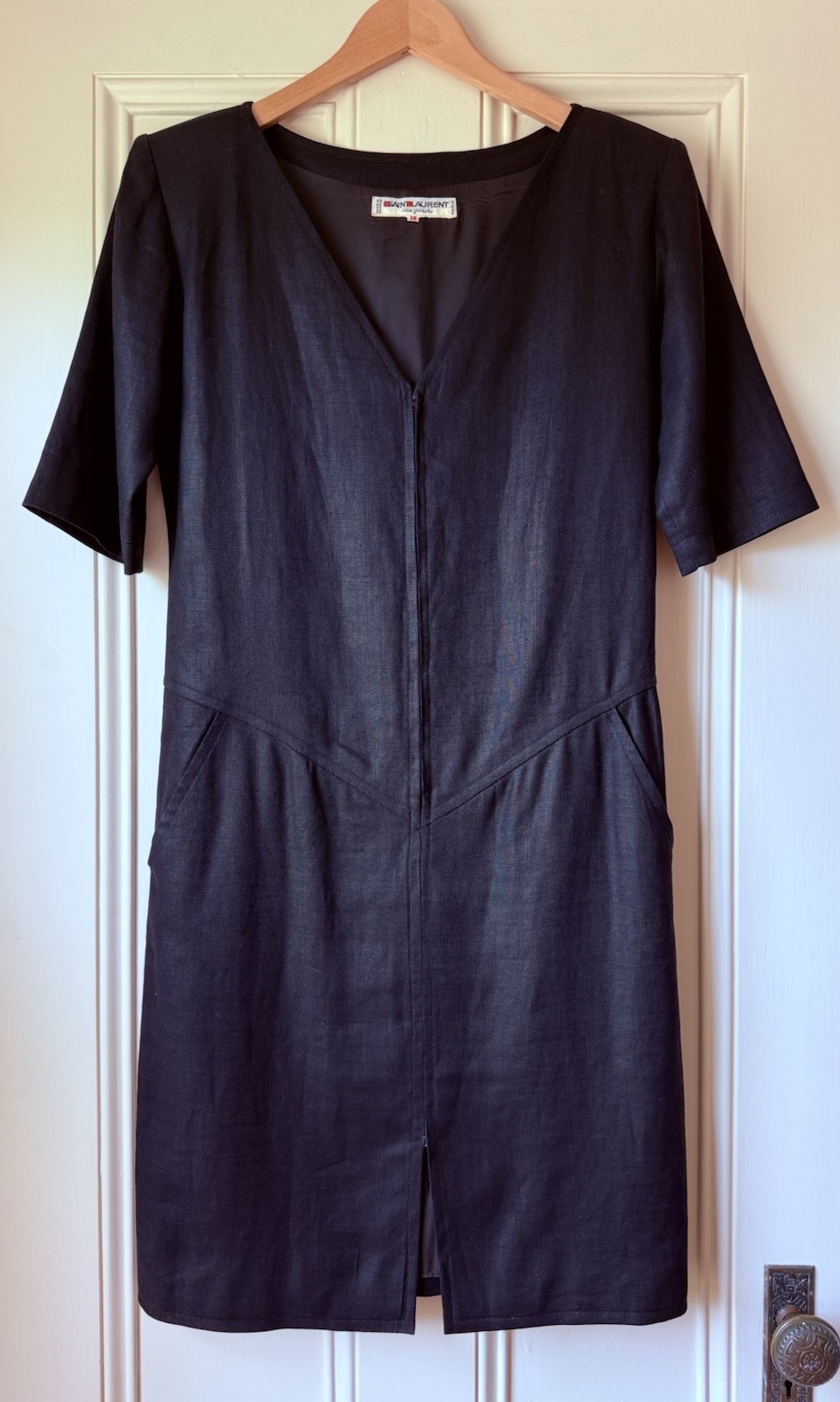 Abito vintage in lino Yves Saint Laurent