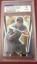 1999 Upper Deck A.J. Burnett Rookie Florida Marlins RC #278 GRADED 9 See Pics