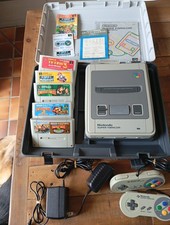 Console Super Famicom+Valise Case Super Mario Bros NTSC-J + Jeux Serial Matching