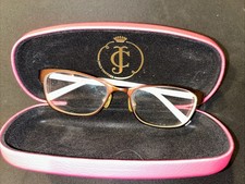 JUICY COUTURE JU109 Brown And Pink Matte Eyeglasses Frame 51-16-130 With Case.