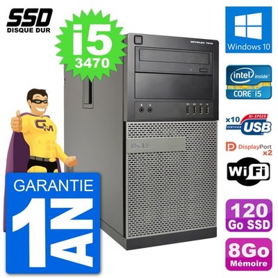 PC Tour Dell OptiPlex 7010 Intel Core I5-3470 RAM 8GB SSD 120GB Windows 10 Wifi