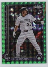 2025 Topps Chrome Update Green Geometric Refractor 43/99 Braxton Fulford 0g81