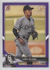 2018 Bowman Draft Purple 151/250 Lency Delgado #BD-37 s3g