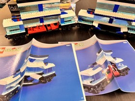 LEGO Lot 4561 Train Railway Express Electric Set 9V Figures Power + Extra Tracks