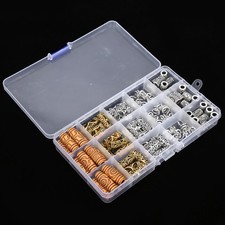B75pcs Antique Beard Hair Beads Stylish Tube Beads For Gentlemanly Style