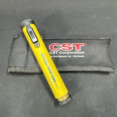 CST/Berger Yellow Handheld Sight Level with Extending Eyepiece Made in Japan