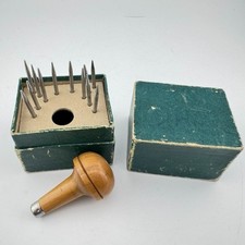 Vintage Watchmakers Hole Closing Punch Set - France