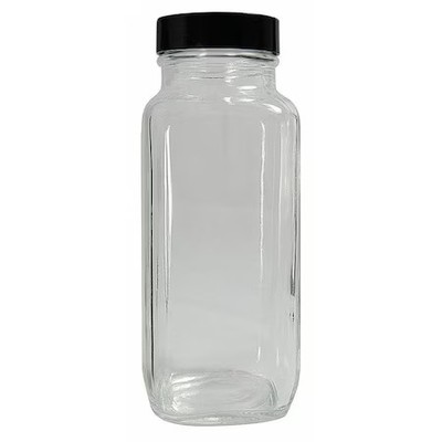 Qorpak Glc-01307 Bottle, Wide Mouth, 4 Oz, Packer, Glass, Pk24