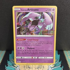 Pokemon Galarian Articuno Evolving Skies Prerelease Black Star Promo SWSH123 on eBay