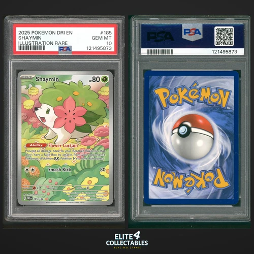 Shaymin 185/182  - PSA 10 (Destined Rivals)
