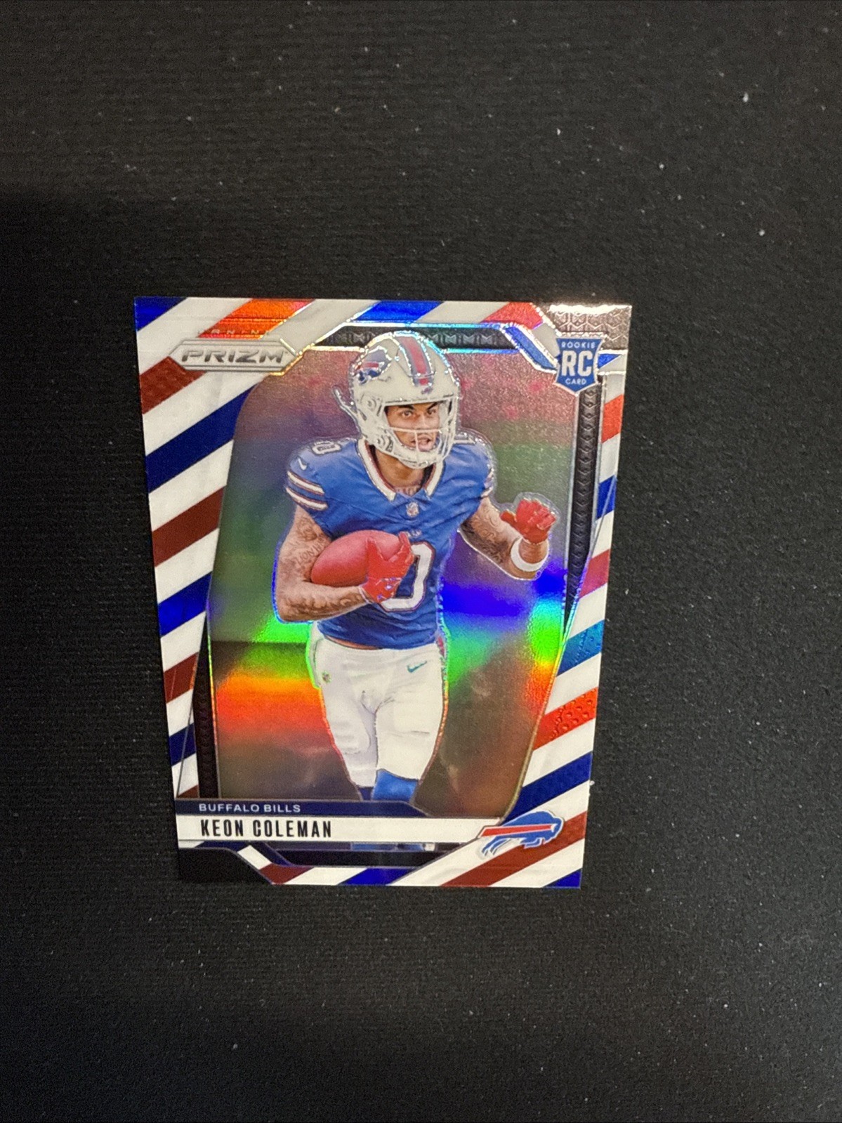 2024 Prizm KEON COLEMAN Rookie Red White Blue Buffalo Bills RC #362