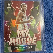 2022-23 Panini  Optic - My House Jabari Smith Jr. #13 Lime Green Prizm /149 (RC)