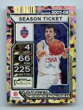2025-26 Contenders EuroLeague Theodoros Papaloukas, CSKA Moscow Cracked Ice /25