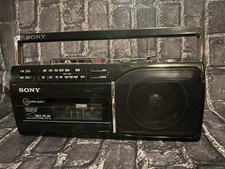 VINTAGE Sony CFM-130 Portable AM/FM Radio Cassette Player/Recorder