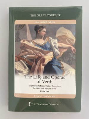 The Life & Operas Of Verdi - 8x DVDs & Course Guidebook - The Great Courses