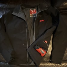 Milwaukee M12 Heated Jacket Black Polyester Size M Construction Workwear