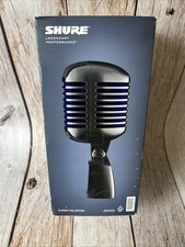 Shure Super 55 Deluxe Vocal Microphone Vintage Supercardioid Dynamic Authentic