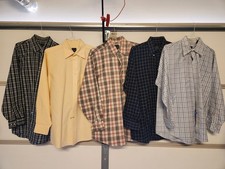 Lot Of 5 Jos A Bank Dress Shirts Men Button Up Size Medium L0008
