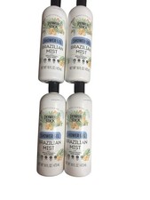 Brazilian Mist Shower Gel Set of 4. Notes Of Pistachio And Salted Carmel 16 Fl