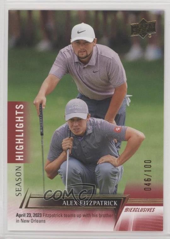 2024 Upper Deck Season Highlights UD Exclusives Alex Fitzpatrick Rookie RC 1u0x