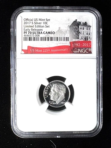 2017 s silver proof roosevelt dime PF70 ULTRA CAMEO