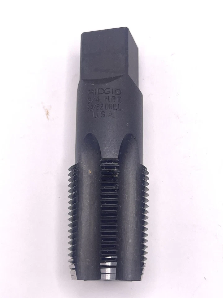 Ridgid Pipe Tap Set 3/4,1/2,3/8,1/4 Excellent Cond - Image 2 of 4