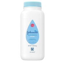 Johnson  s Baby Powder with Naturally Derived Cornstarch Aloe  Vitamin E, Hyp...
