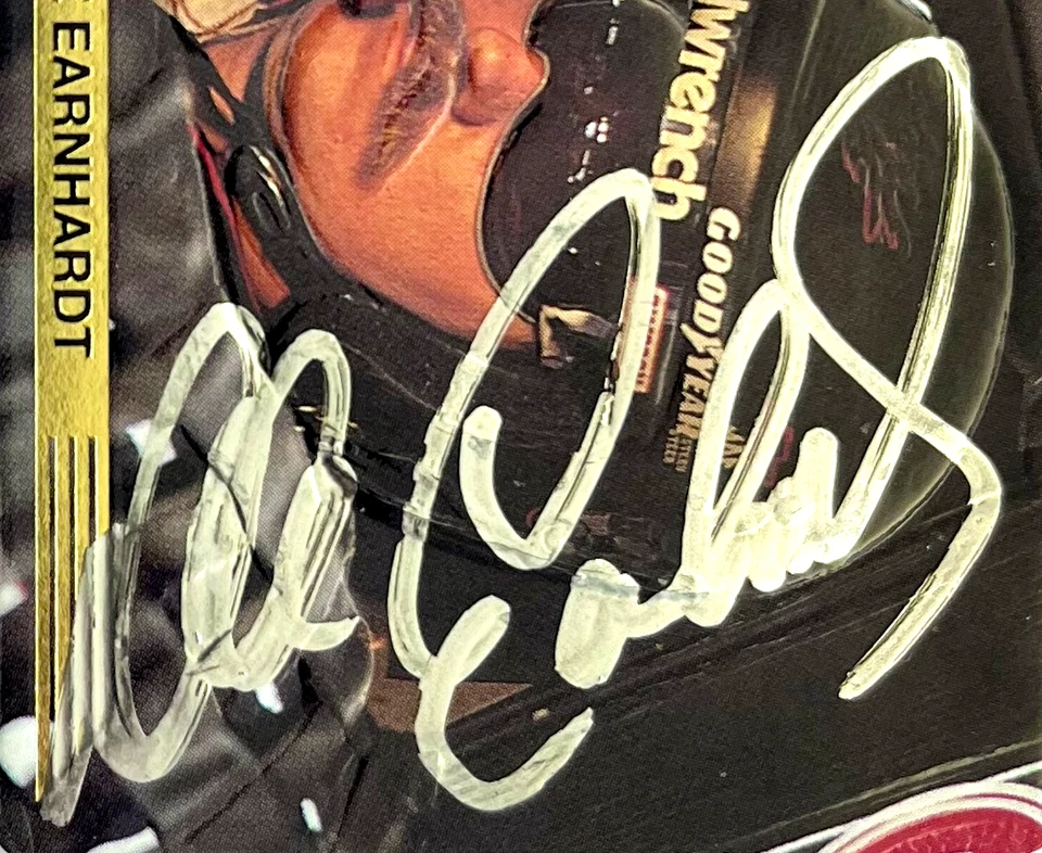 Dale Earnhardt NASCAR 1993 Action Packed #171 Autographed Signed - Image 2 of 4