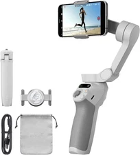DJI Osmo Mobile SE, 3-Axis Phone Gimbal for iPhone, Android, Built-in Gray 
