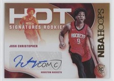 2021 Panini NBA Hoops Hot Signatures Rookies Josh Christopher #HSR-JC Auto 0x1