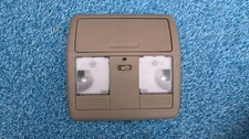 05-08 Nissan Maxima Overhead Console Dome Light Mic Storage Sunroof Beige OEM