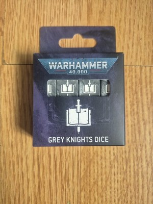 Warhammer 40k Games Workshop Grey Knights Würfel Set - Neu Kostenloser Versand 
