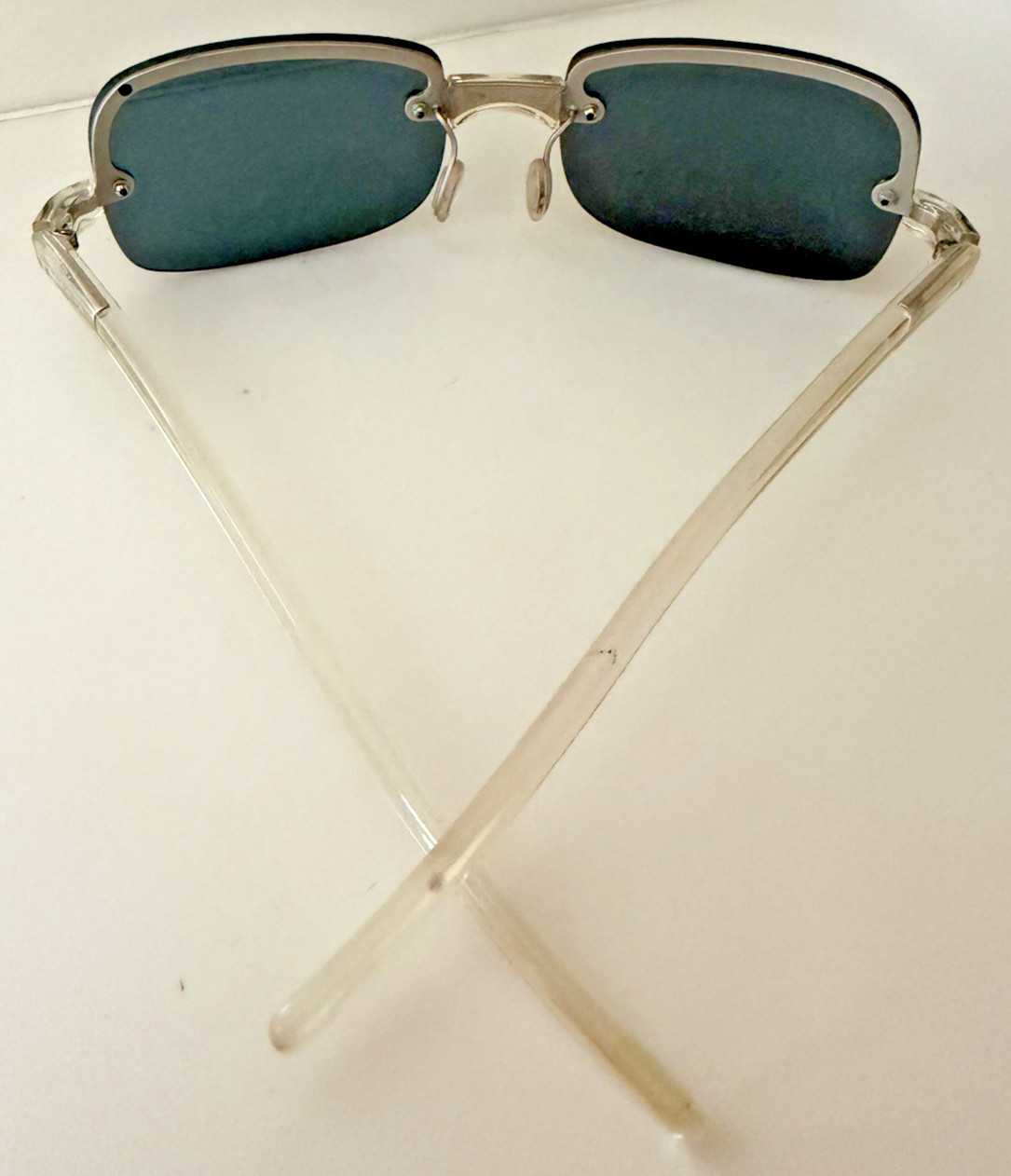 Prada VINTAGE Rimless Rectangular Sunglasses SPR1… - image 4