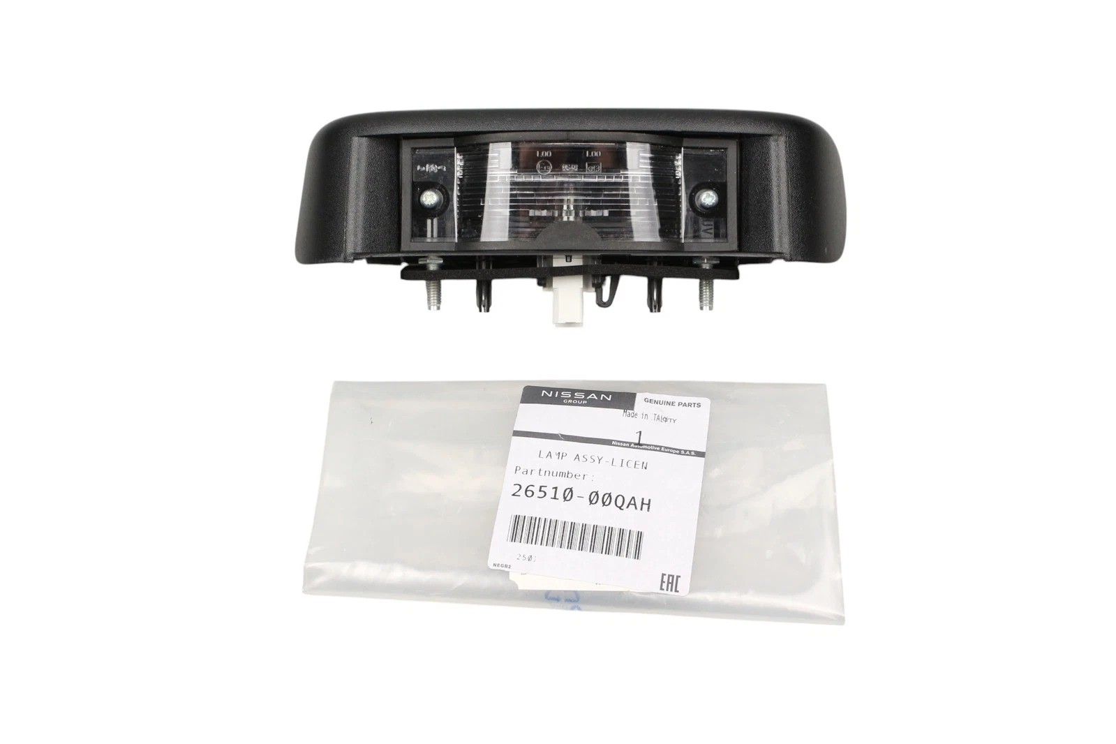 Feu de plaque LED anti-erreur Canbus pour Nissan NV300 et Fiat Talento 12V