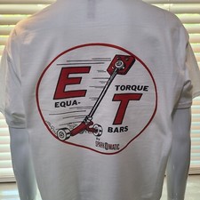 Vintage GASSER/DRAG/NASCAR/SPRINT/MIDGET RACE T-shirt ET EQUA TORQUE BARS