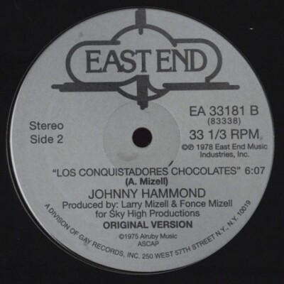 JOHNNY HAMMOND Los Conquistadores Chocolates 12'' NEW VINYL East End Victor Rosa